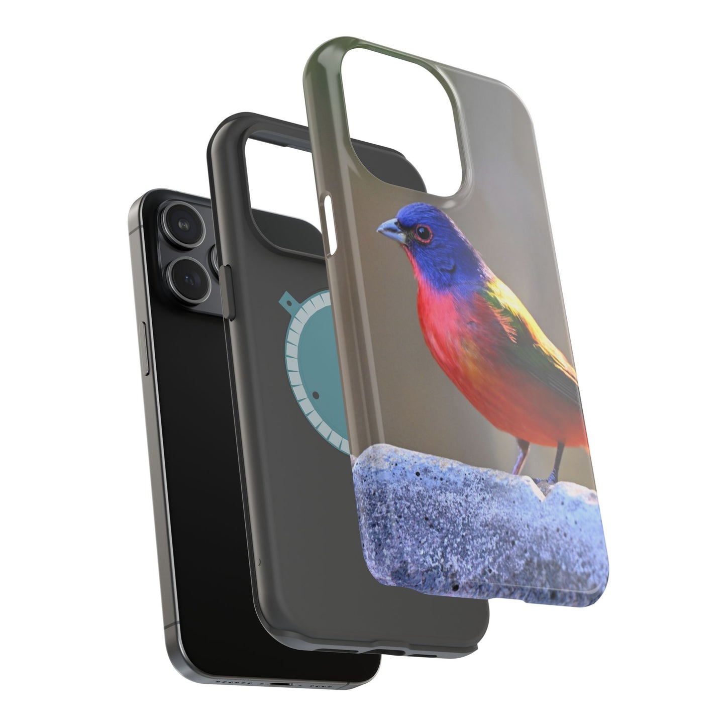 Colorful Bird Phone Case, Magnetic Tough Cases, Nature Lover Gift, Wildlife Phone Cover, Eco-Friendly Tech Accessories