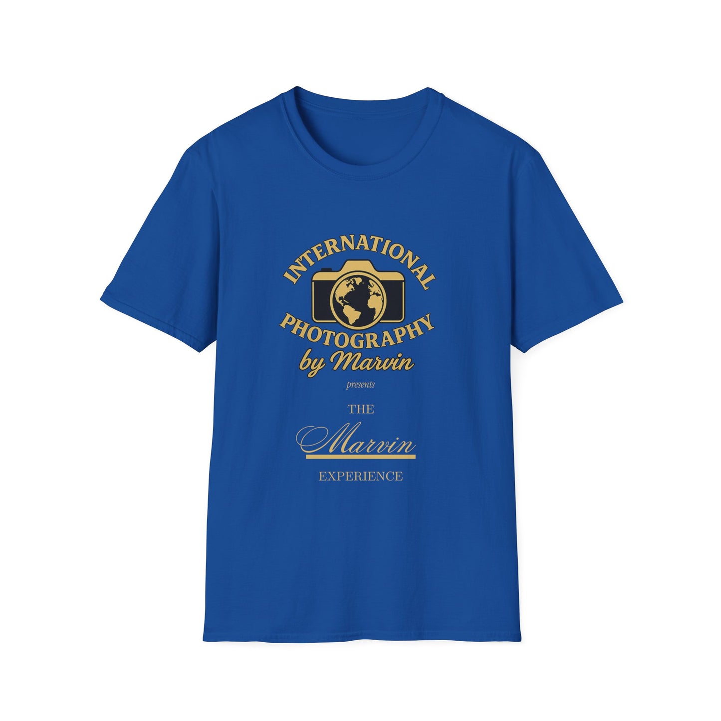 International Photography Graphic T‑Shirt — "International Photography by Marcin" Vintage Logo Tee