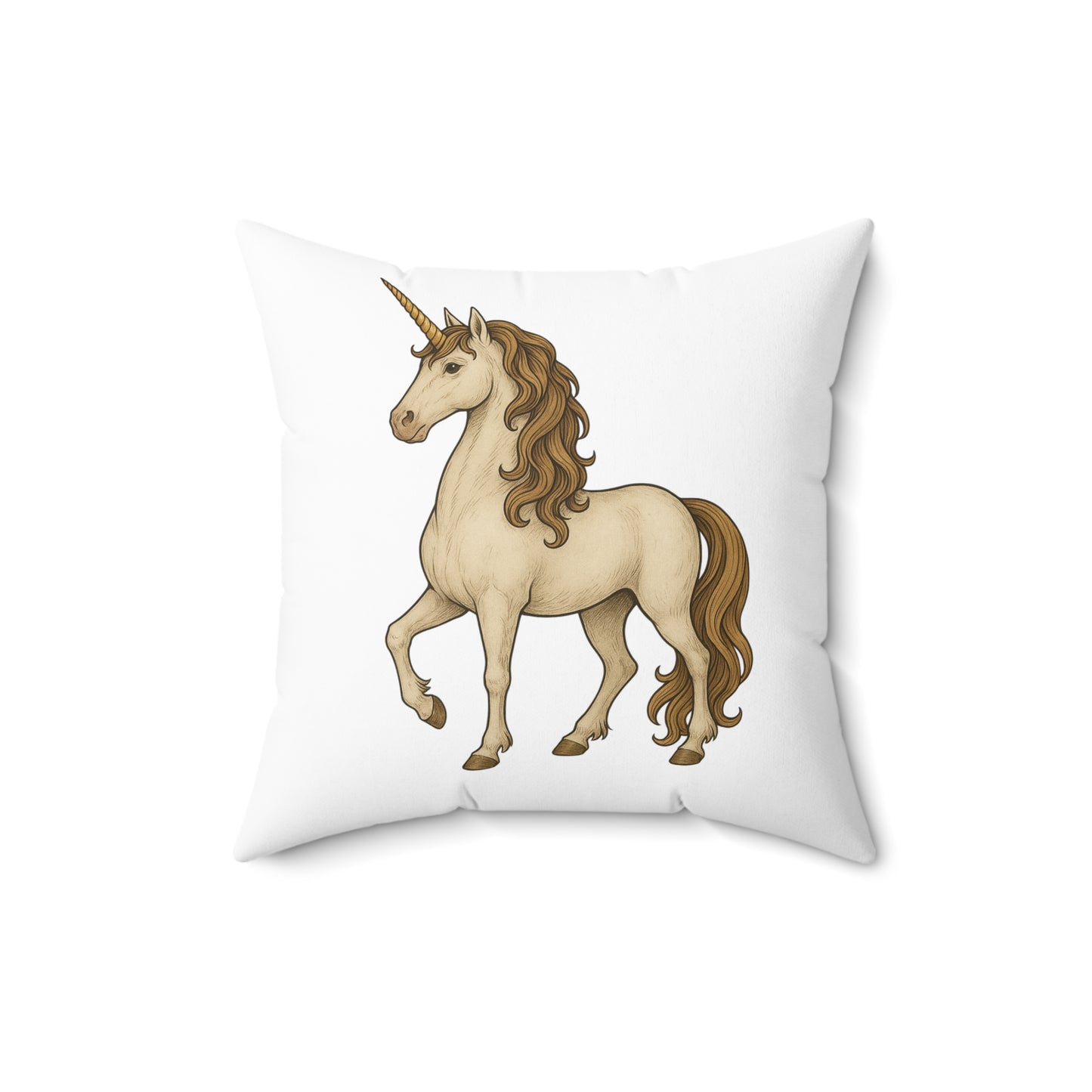 Unicorn Decorative Pillow, Fantasy Home Decor, Kids Room Accent, Magical Gift, Unicorn Lover Cushion, Cozy Sitting Pillow