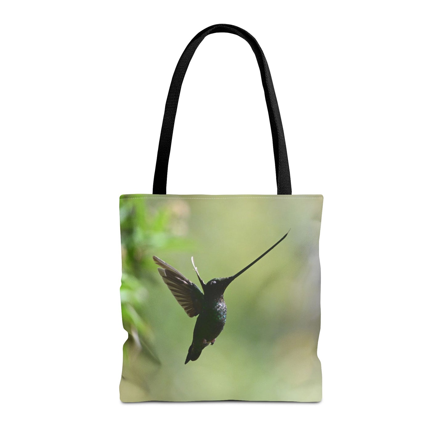 Hummingbird Tote Bag, Colorful Eco-Friendly Shopper, Summer Beach Bag, Floral Gift Bag, Lightweight Carry-All