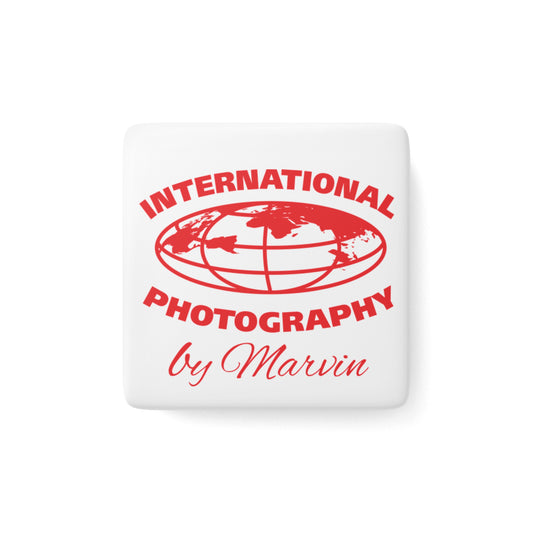 International Photography Porcelain Magnet, Square | Unique Travel Souvenir, Gift for Photographers, Home Decor, Desk Accessory, [...]