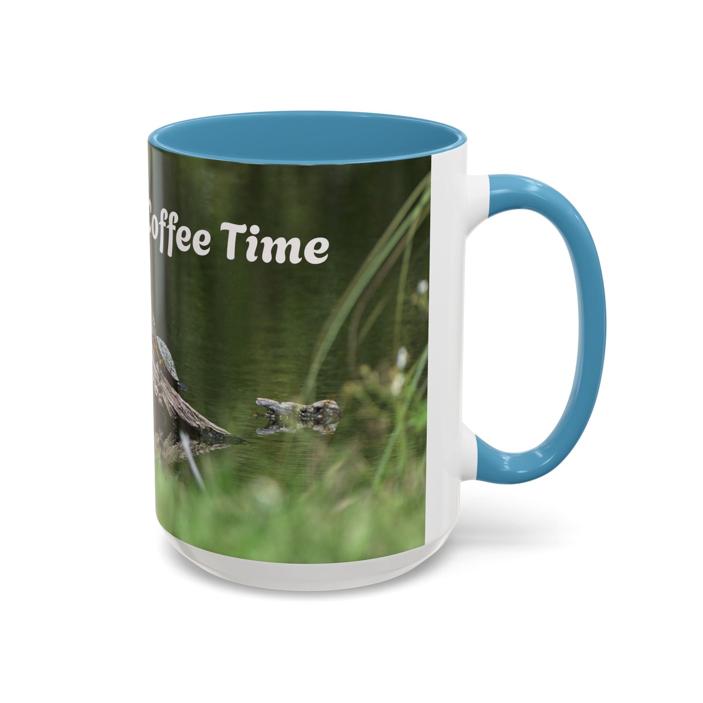 Nature-Inspired Coffee Mug with 'Coffee Time' Design - Perfect Gift for Nature Lovers