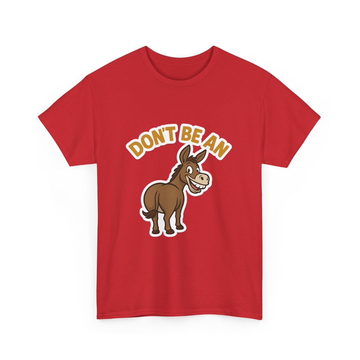 Funny Donkey Graphic Tee - Unisex Heavy Cotton Shirt