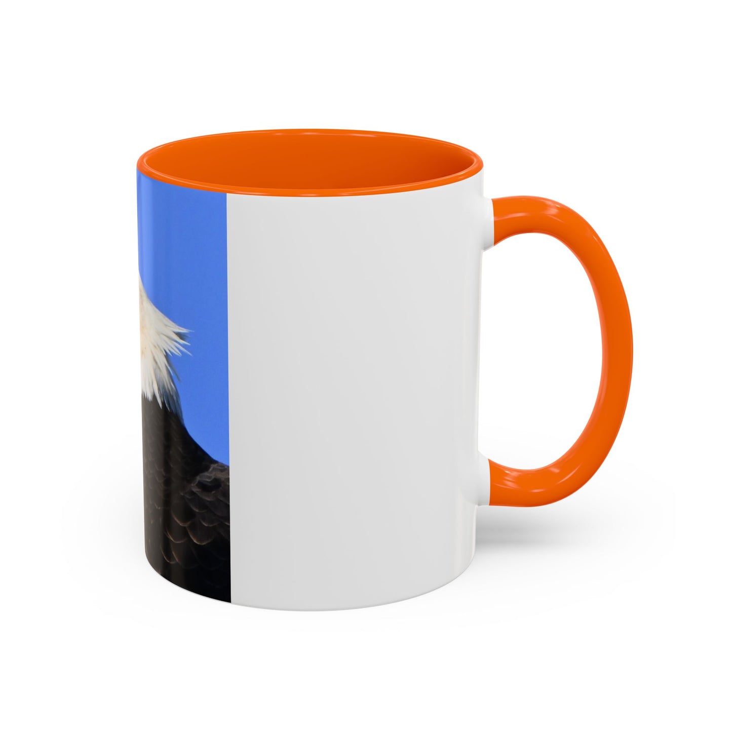 Bald Eagle Accent Coffee Mug – Patriotic Wildlife Ceramic 11/15oz