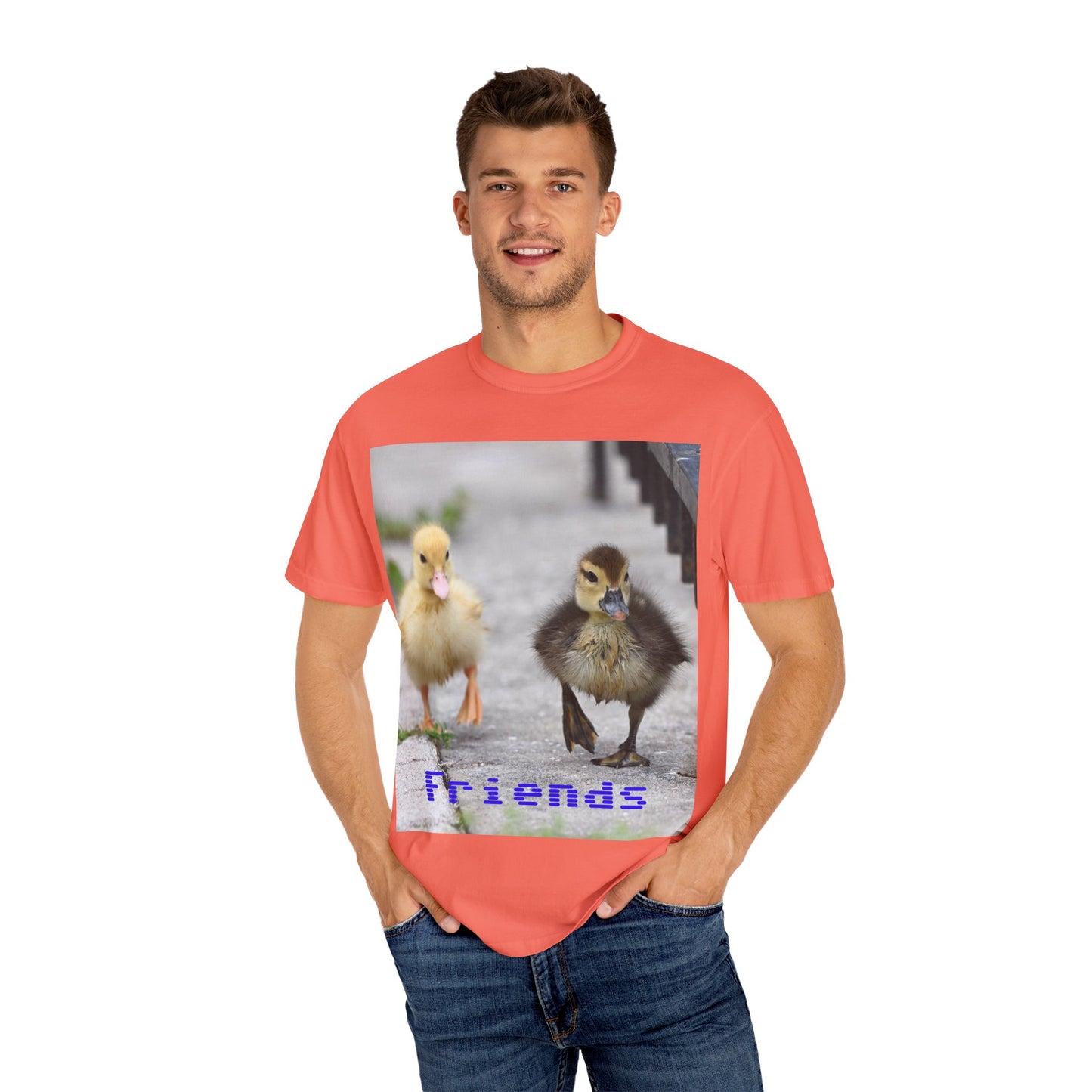 Friends Graphic T-Shirt, Cute Animal Tee, Unisex Casual Wear, Gift for Animal Lovers, Friendship Day Apparel