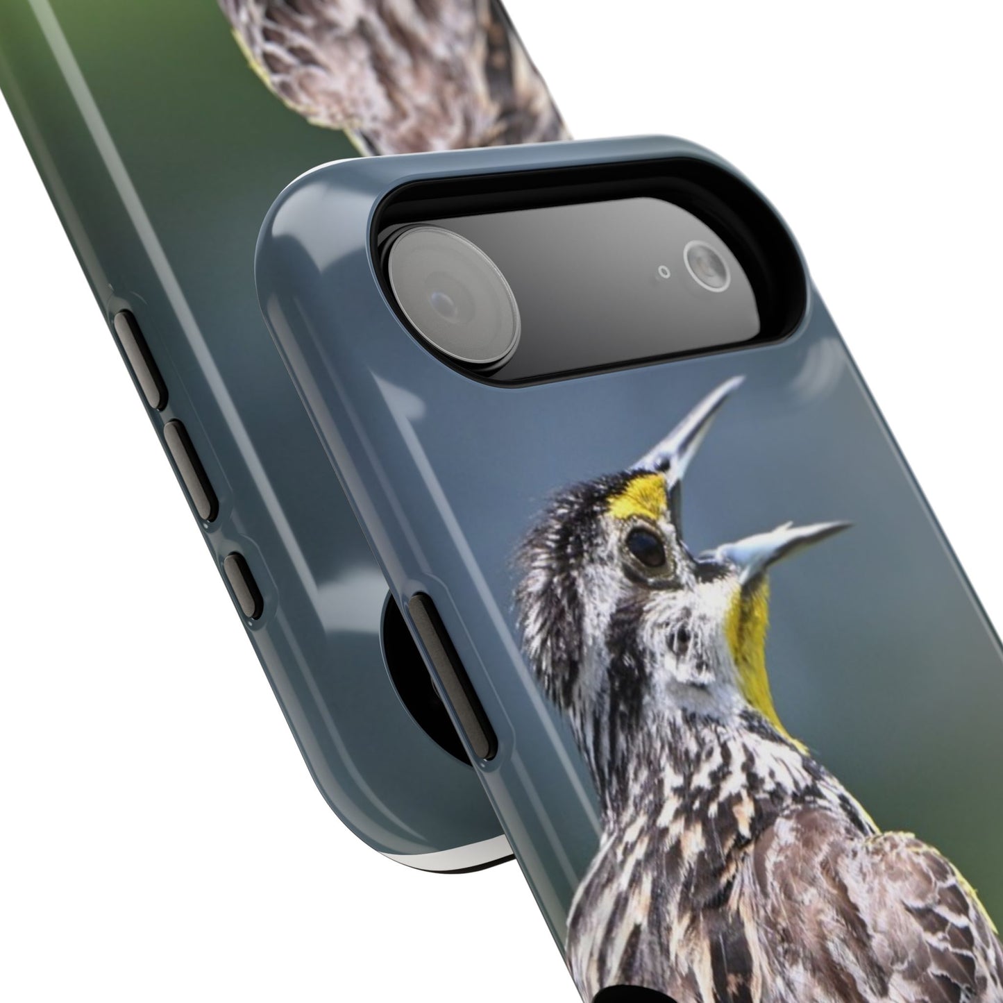 Western Meadowlark Photo Phone Case — Impact-Resistant Protective Cover