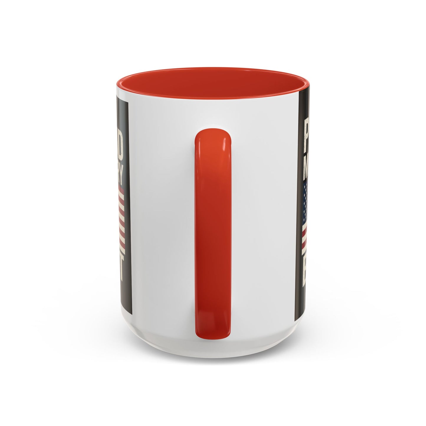 Proud Military Brat Coffee Mug, Veteran Appreciation Gift, Military Family Mug, USA Pride, Father's Day Gift, Patriotic Drinkware