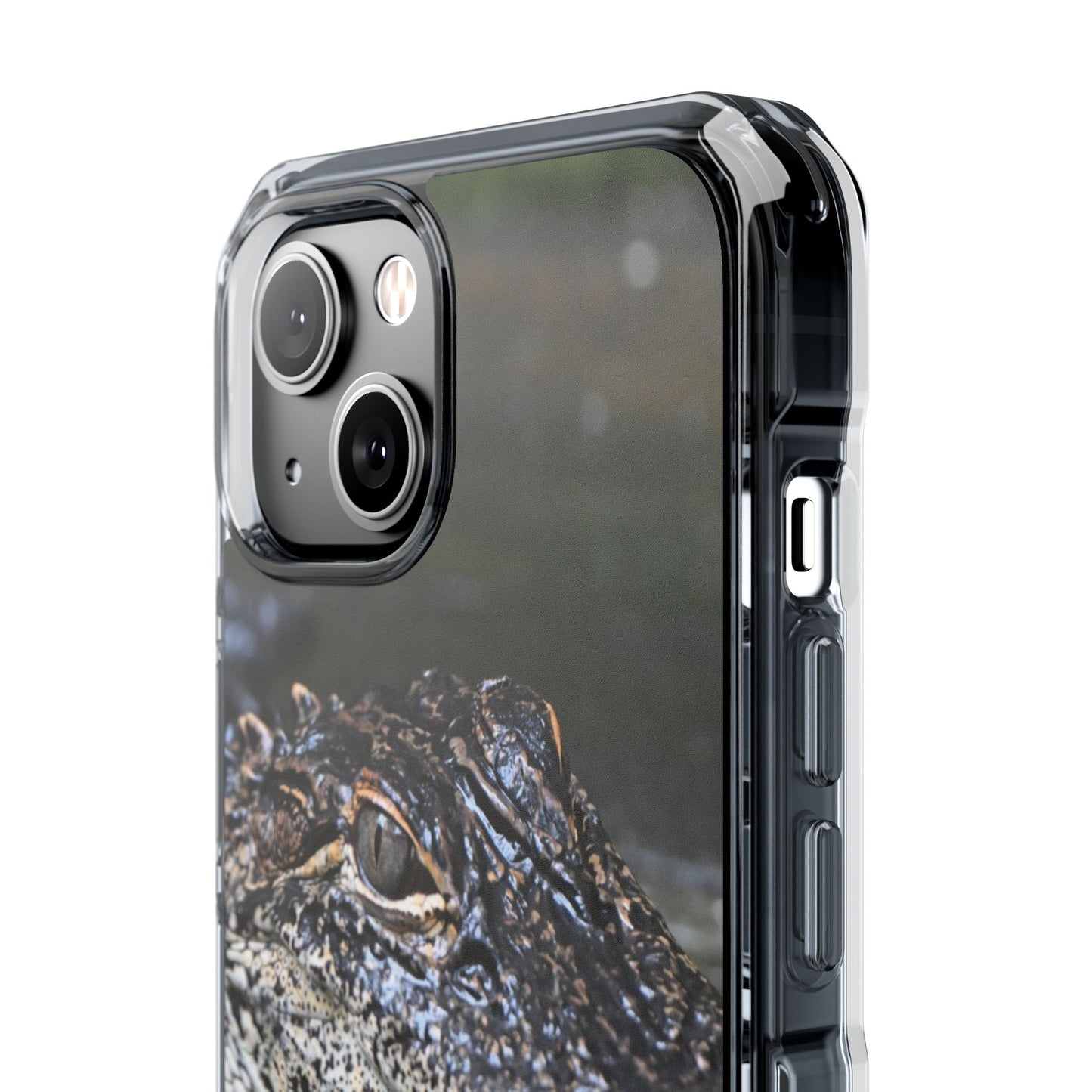 Clear Impact Phone Cases featuring Unique Wildlife Design, Alligator Art, Eco-Friendly Protection, Perfect Gift for Nature Lovers, [...]