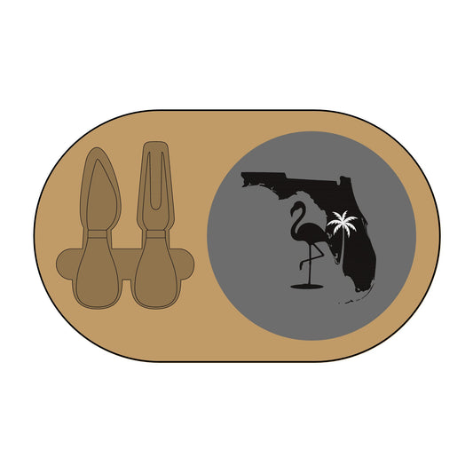 Engraved Charcuterie Board with Florida Flamingo Design - Personalized Serving Platter for Entertaining, Housewarming Gift, Kitchen [...]