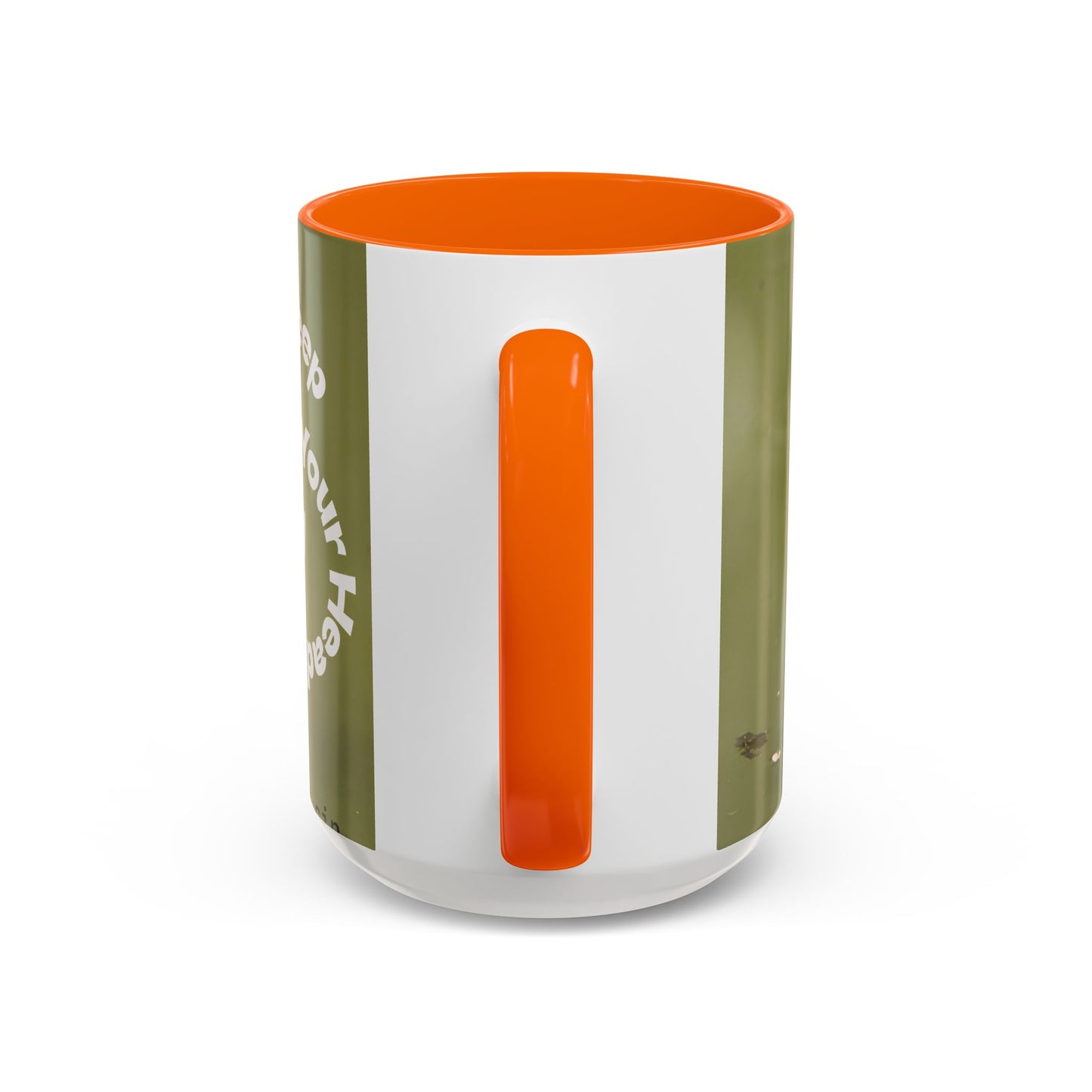 Turtle Coffee Mug — "Always Keep Your Head Up" Inspirational Accent Mug (11/15 oz)