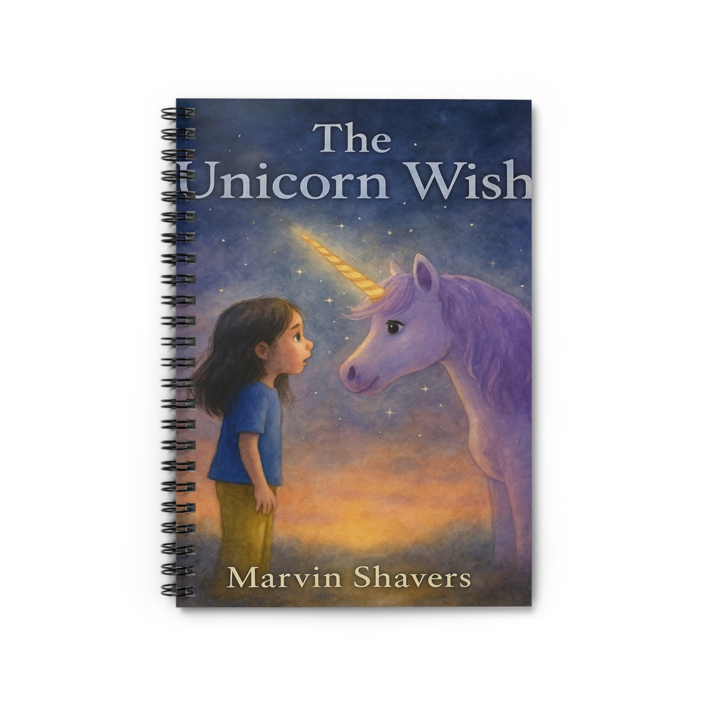 Unicorn Wish Spiral Notebook - Perfect for Dreamers and Young Creators