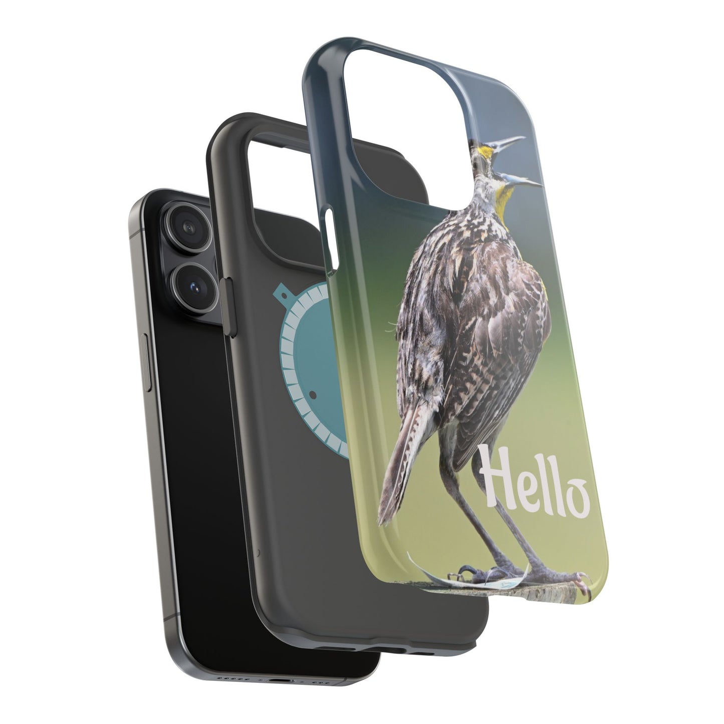 Bird-Themed Magnetic Tough Cases with 'Hello', Stylish Phone Protectors, Gifts for Nature Lovers, Birdwatching Accessories, Wildlife [...]