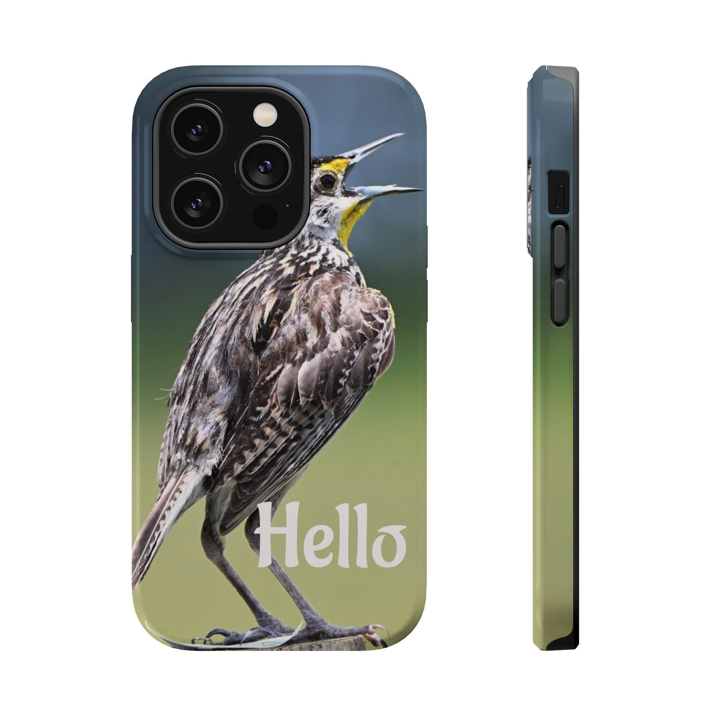 Bird-Themed Magnetic Tough Cases with 'Hello', Stylish Phone Protectors, Gifts for Nature Lovers, Birdwatching Accessories, Wildlife [...]
