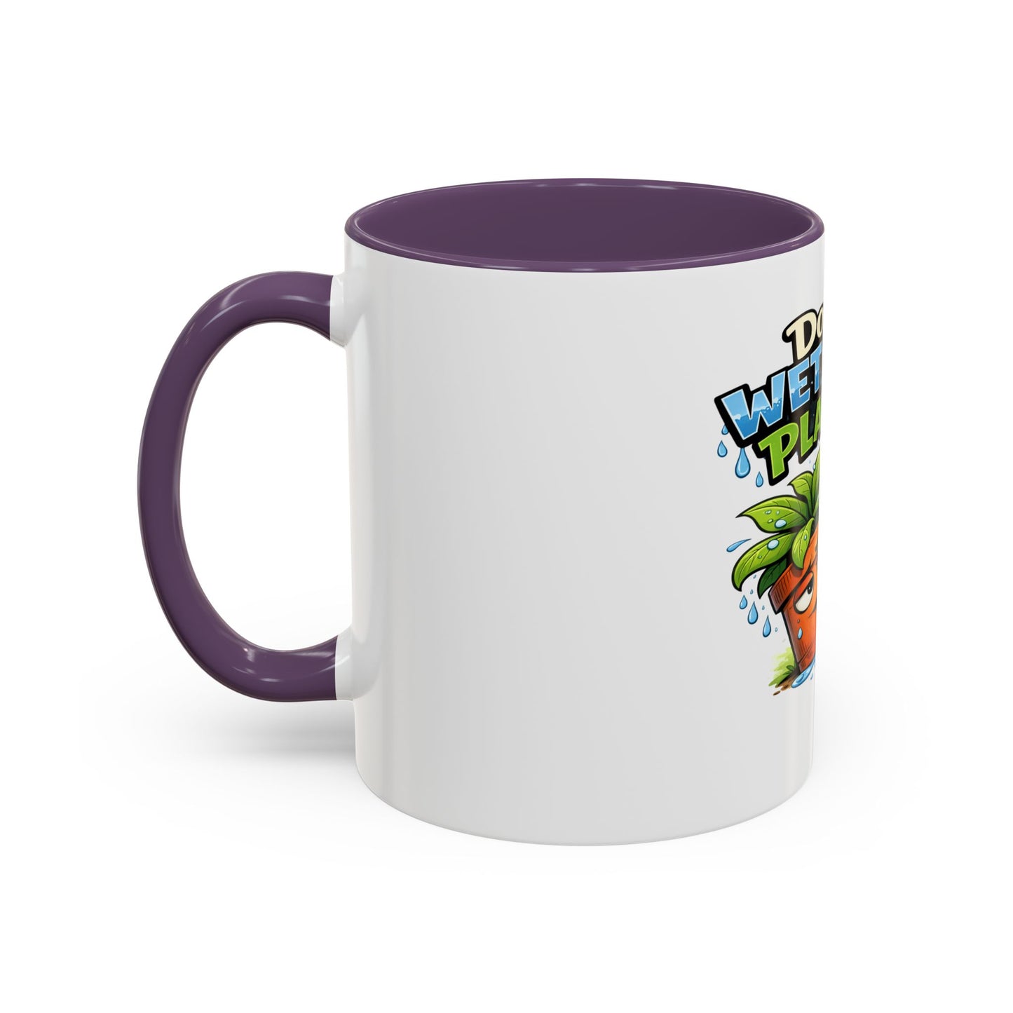 Do You Wet Your Plants? Accent Coffee Mug — Funny Plant Parent Gift (11/15oz)