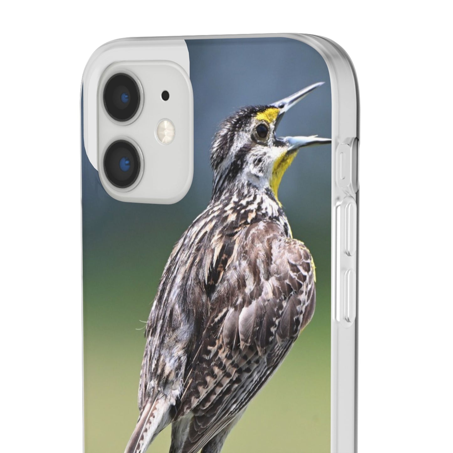 Singing Meadowlark Phone Case – Nature Bird Photo Flexi Case
