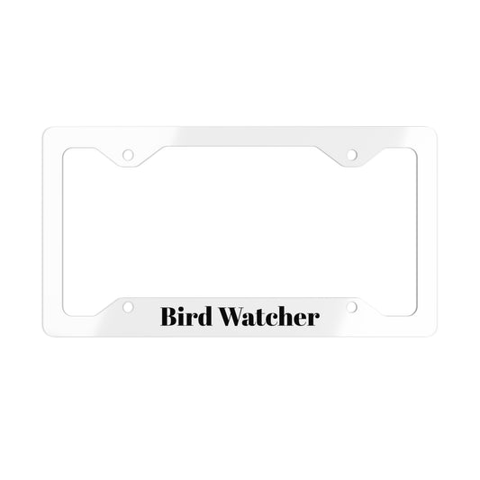 Bird Watcher License Plate Frame | Car Decor, Gift for Bird Lovers, Nature-Themed Accessory, Unique Driving Gift, Birdwatching