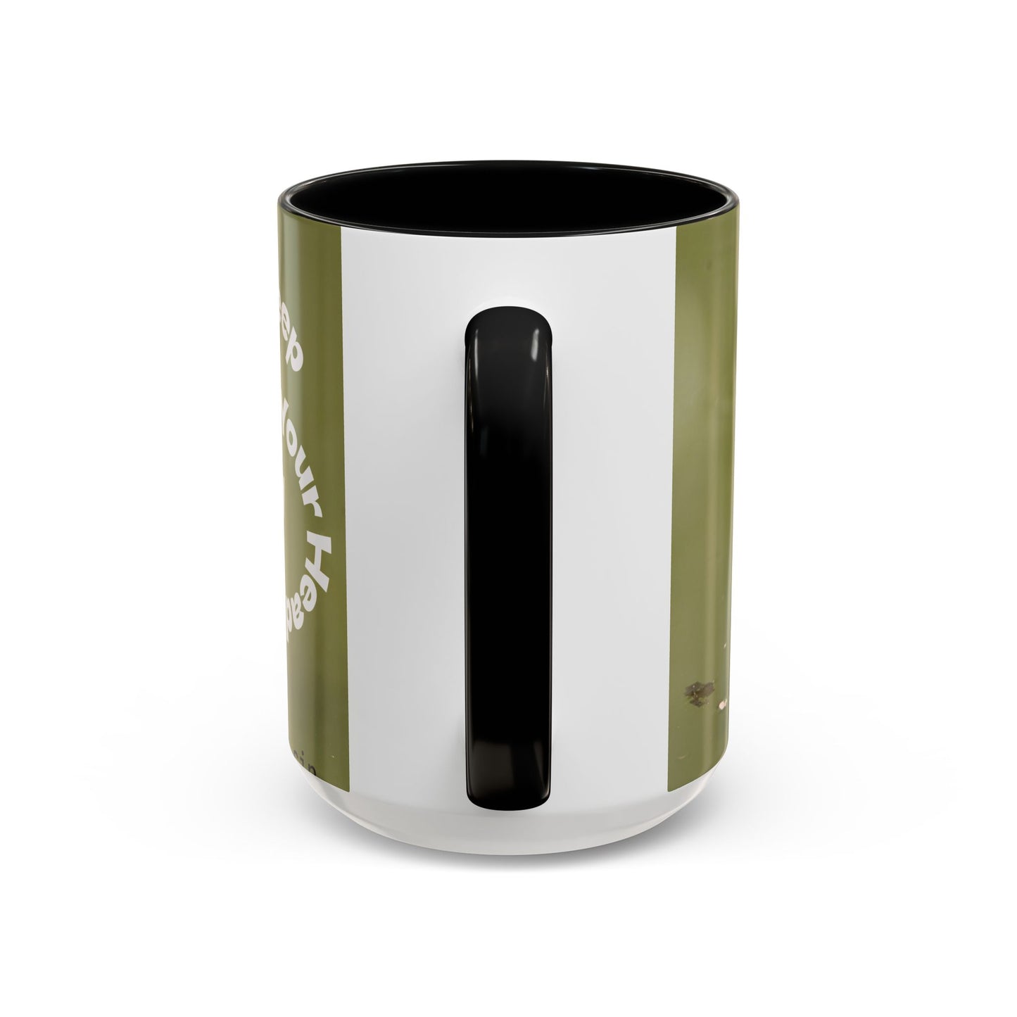 Turtle Coffee Mug — "Always Keep Your Head Up" Inspirational Accent Mug (11/15 oz)