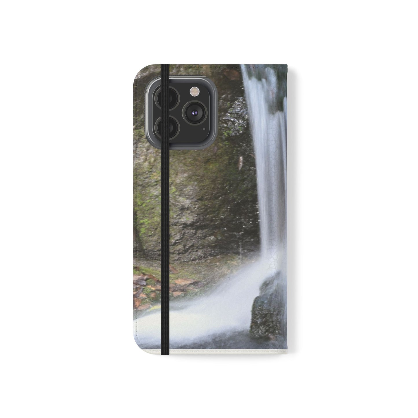 Scenic Waterfall Flip Case, Nature Phone Wallet, Eco-Friendly Phone Accessory, Gift for Nature Lovers, Travel Must-Have