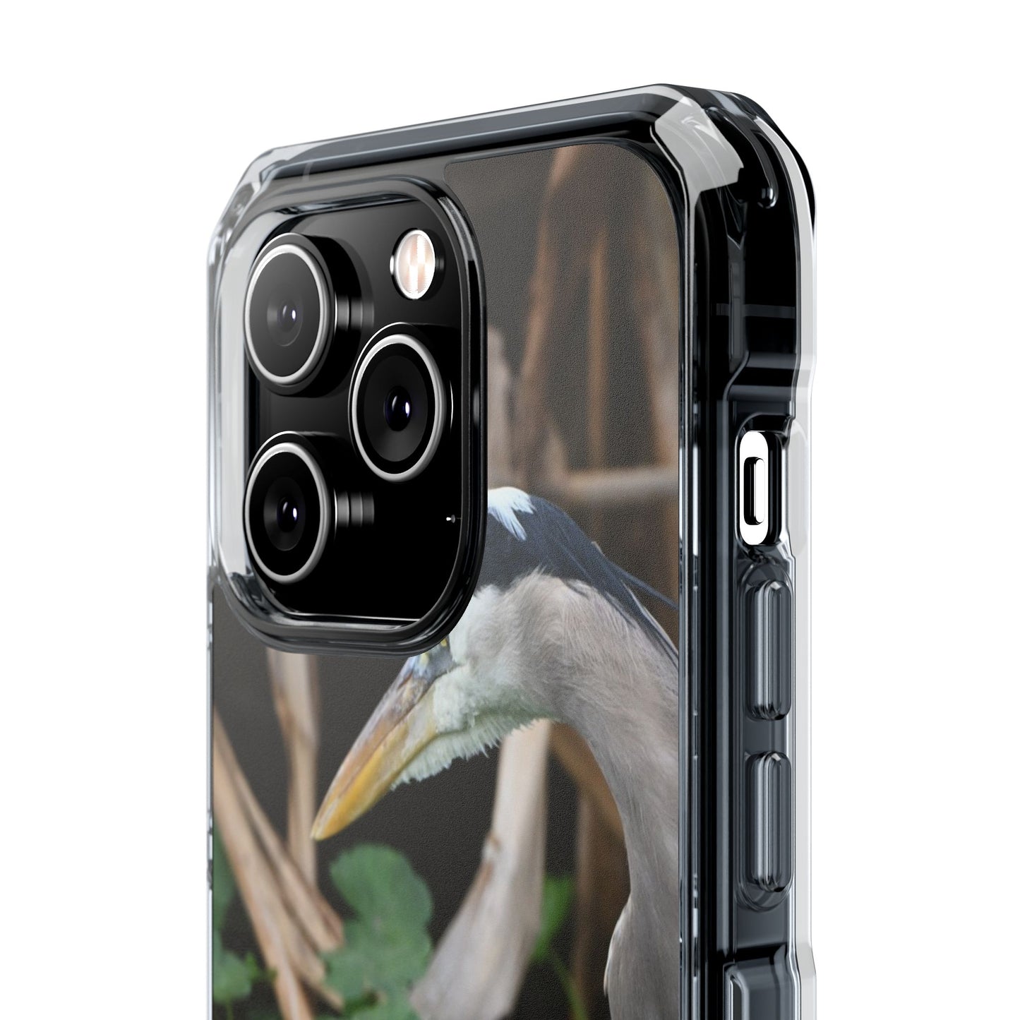 Great Blue Heron Phone Case with Clear Impact Design, Gift for Nature Lovers, Unique Phone Accessory, Protective Case, Bird Enthusiast Gift