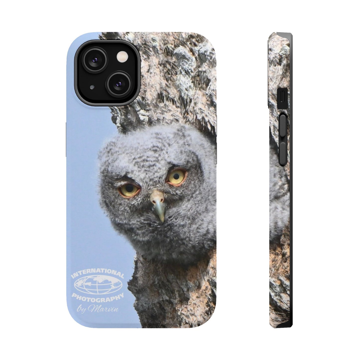 Owl Magnetic Tough Case, Wildlife Phone Case, Nature Lover Gift, Eco-Friendly Phone Cover, Customizable Phone Accessory