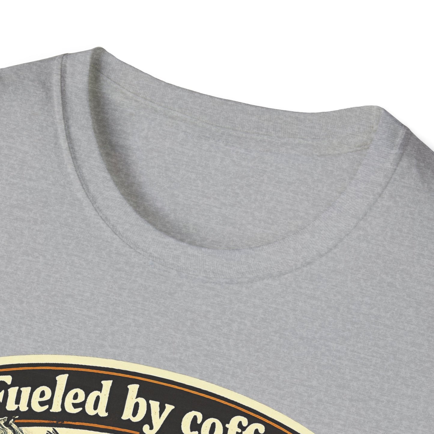 Birdwatcher Graphic T-Shirt — "Fueled by Coffee. Powered by Curiosity. Braking for Birds."