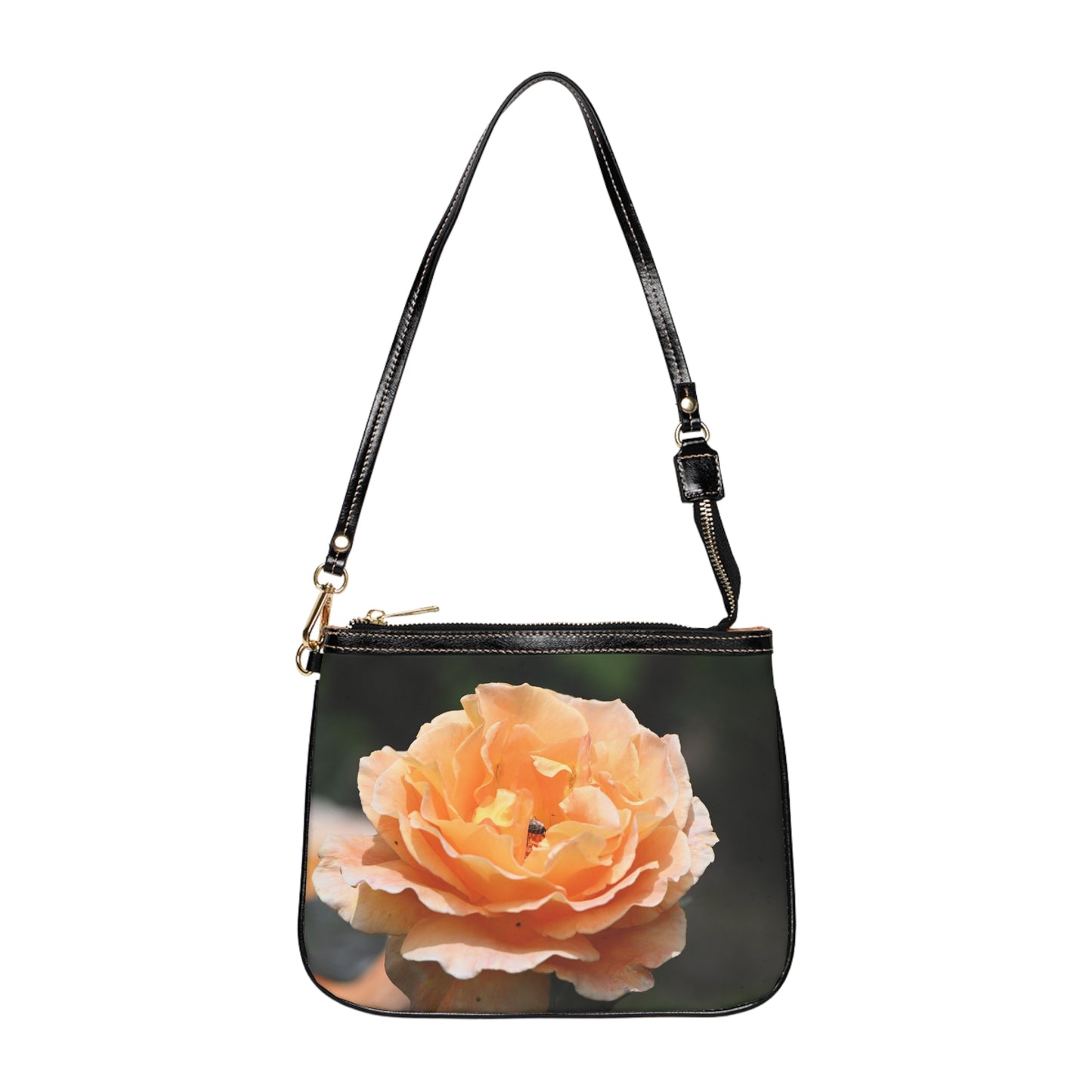 Floral Rose Shoulder Bag – Peach Garden Small Shoulder Bag