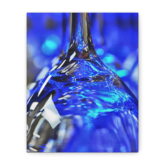 Blue Reflection Canvas Art Print