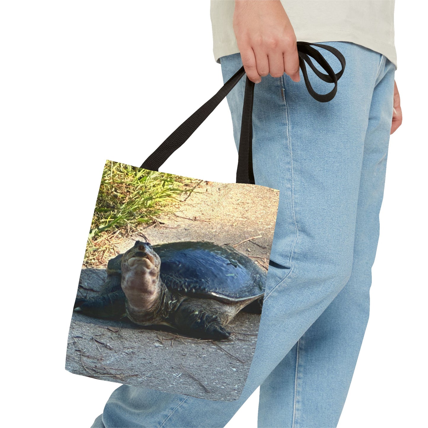 Cute Turtle Tote Bag - Eco-Friendly Beach Bag, Reusable Grocery Tote, Animal Lover Gift, Nature-Inspired Accessory, Perfect for Summer