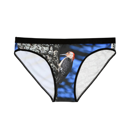 Nature-Inspired Women's Underwear with Colorful Bird Print, Eco-Friendly Panties, Comfortable Everyday Wear, Gifts for Her