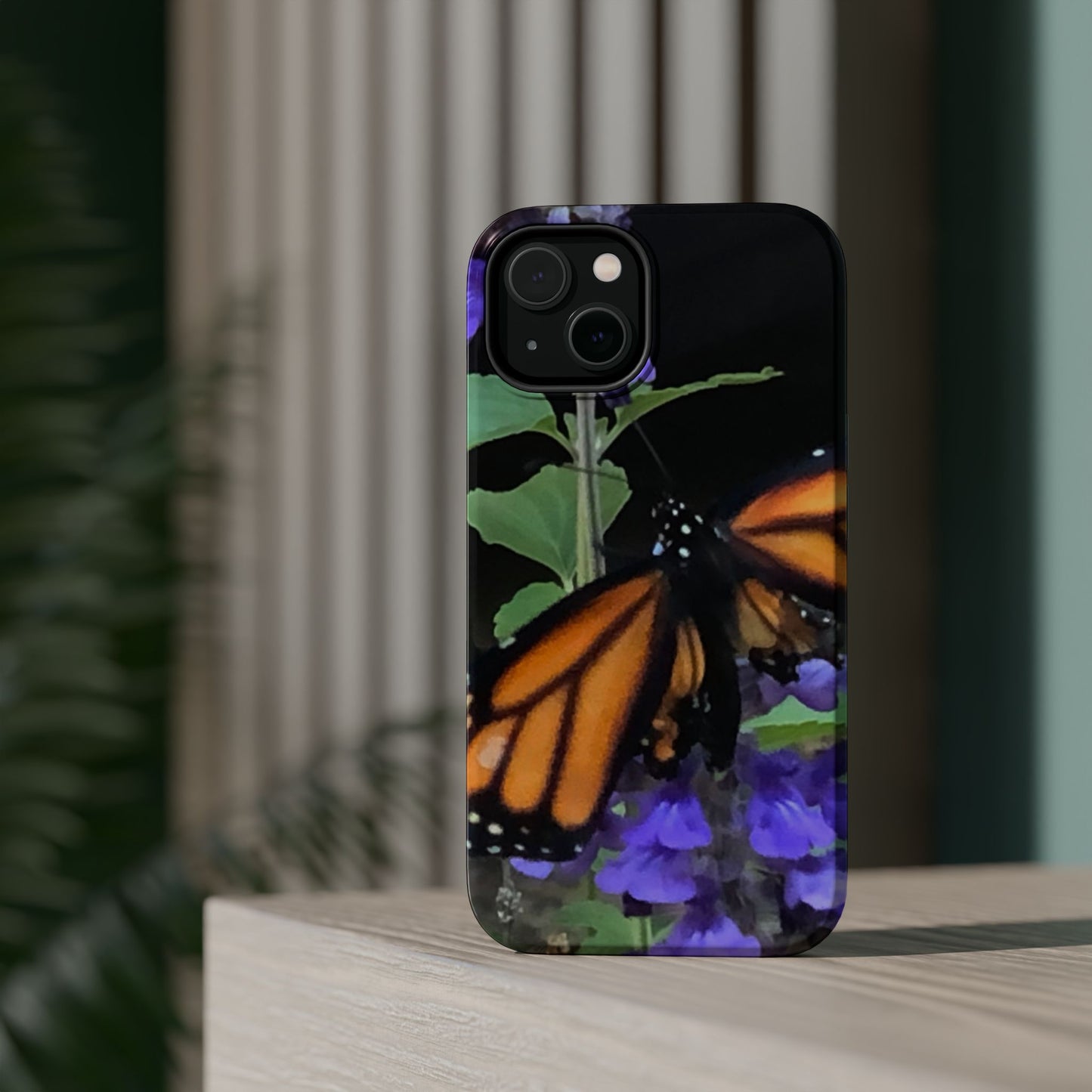 Butterfly Floral Magnetic Tough Cases, Nature Phone Cases, Gift for Nature Lovers, Eco-Friendly Cell Phone Case, Unique Smartphone Accessory