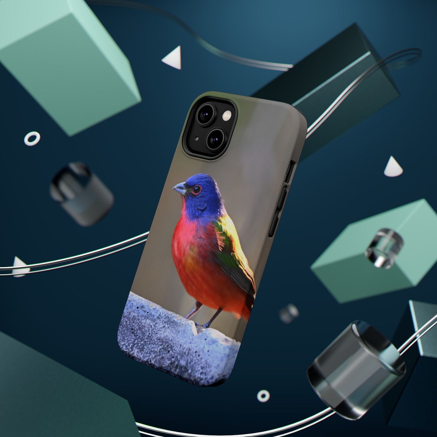 Colorful Bird Phone Case, Magnetic Tough Cases, Nature Lover Gift, Wildlife Phone Cover, Eco-Friendly Tech Accessories