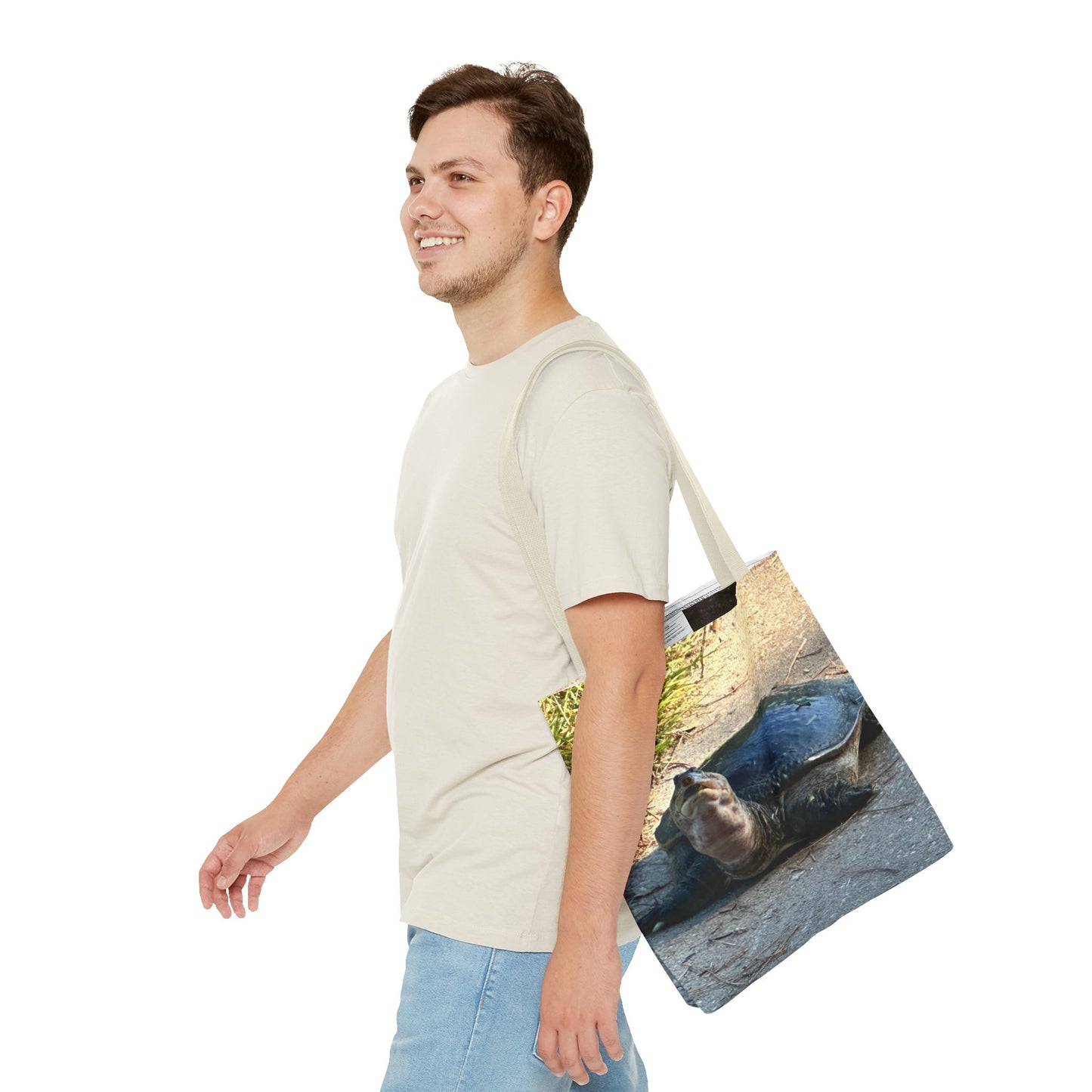 Cute Turtle Tote Bag - Eco-Friendly Beach Bag, Reusable Grocery Tote, Animal Lover Gift, Nature-Inspired Accessory, Perfect for Summer