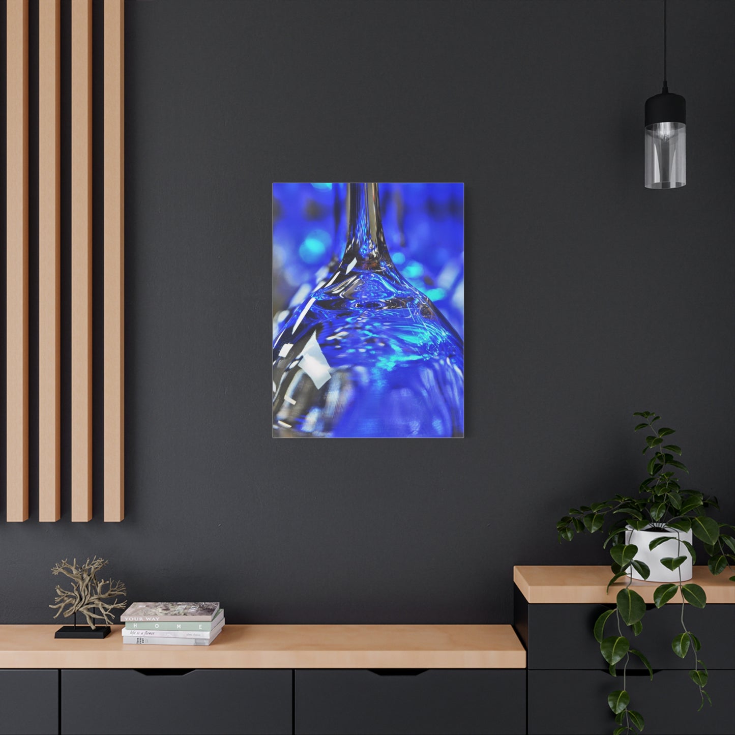 Blue Reflection Canvas Art Print