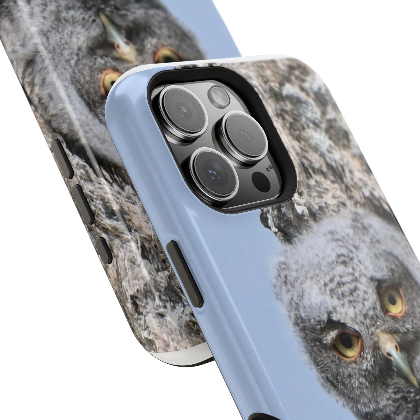 Owl Magnetic Tough Case, Wildlife Phone Case, Nature Lover Gift, Eco-Friendly Phone Cover, Customizable Phone Accessory