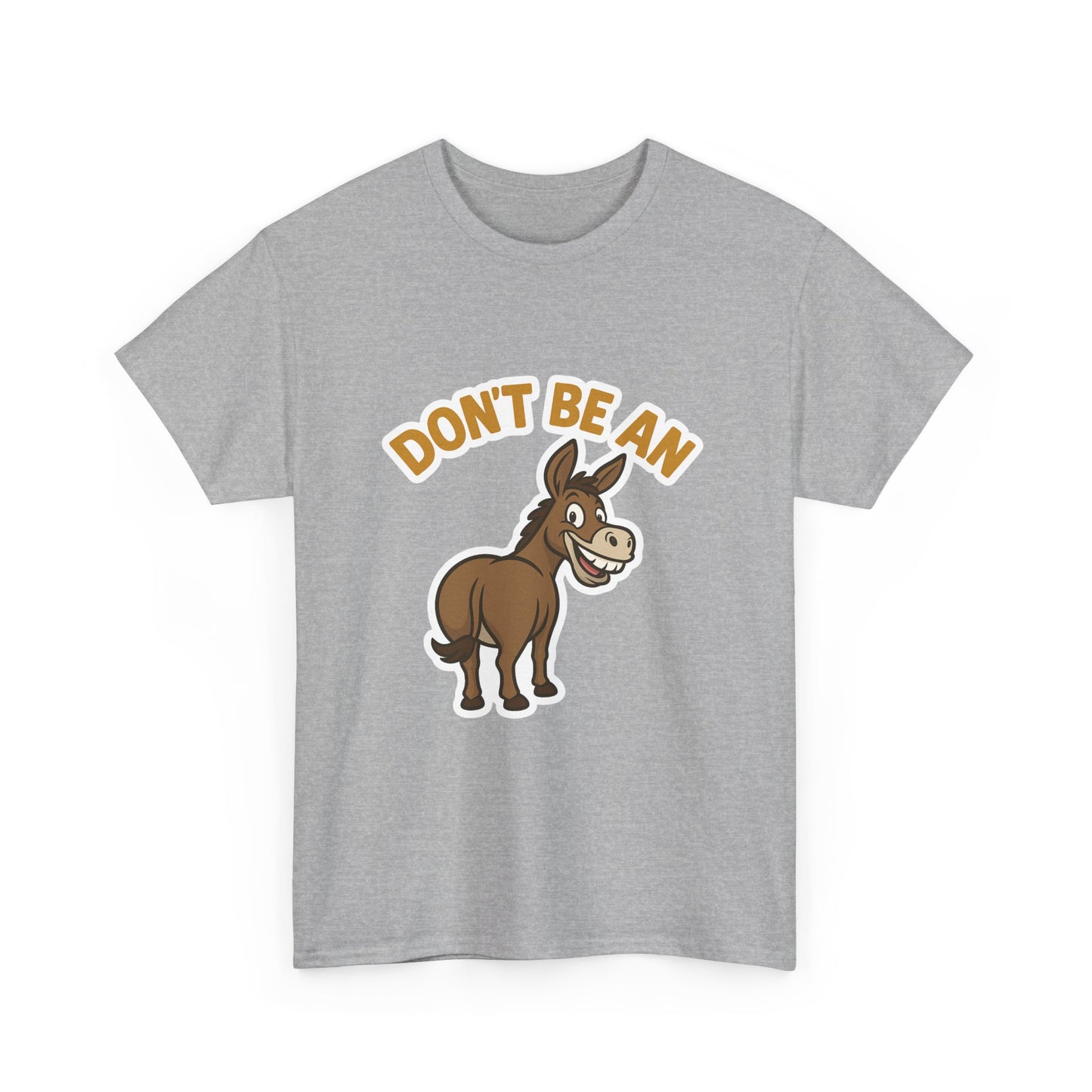 Funny Donkey Graphic Tee - Unisex Heavy Cotton Shirt