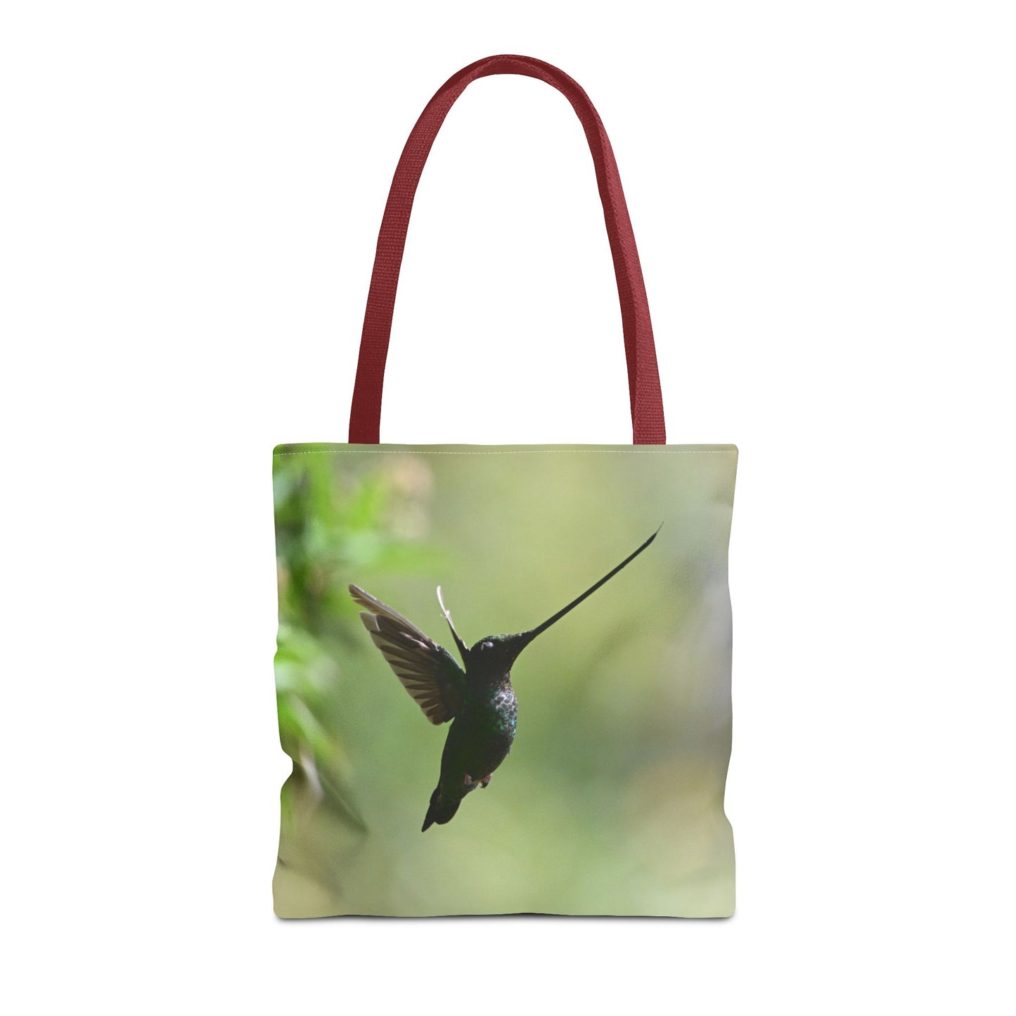 Hummingbird Tote Bag, Colorful Eco-Friendly Shopper, Summer Beach Bag, Floral Gift Bag, Lightweight Carry-All