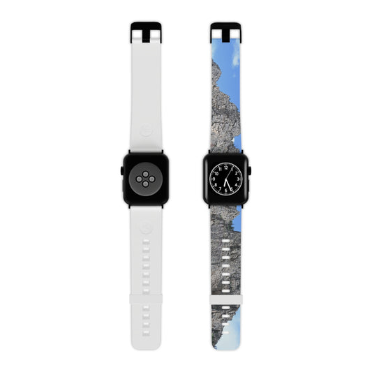 Mountain Sky Apple Watch Band, Nature Inspired Watch Strap, Gift for Adventurers, Casual Wear, Unique Watch Accessory