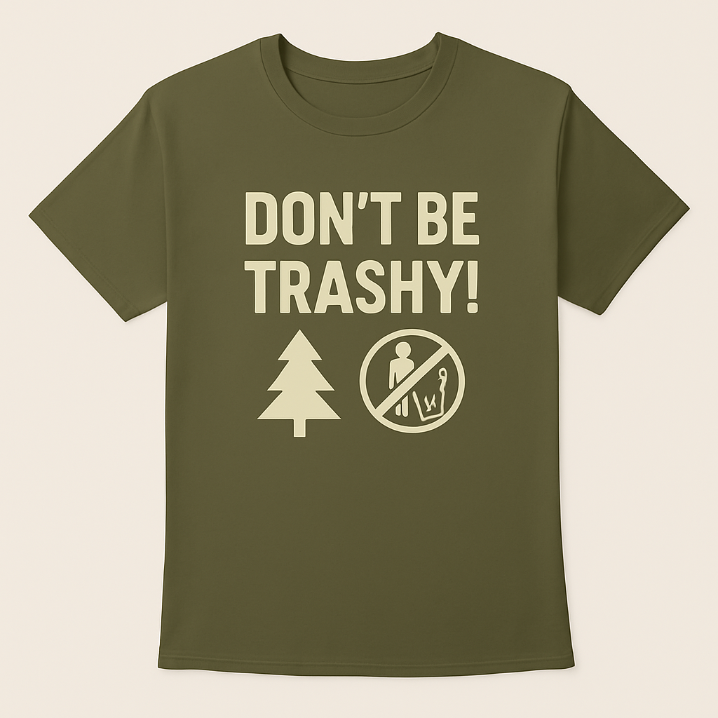 “Don’t Be Trashy” – Wilderness Respect Tee